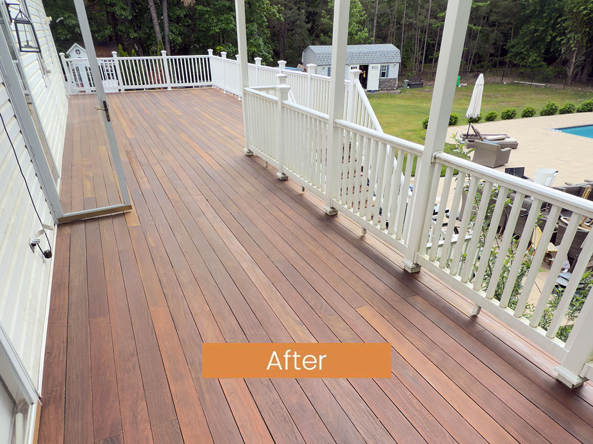 decking: after