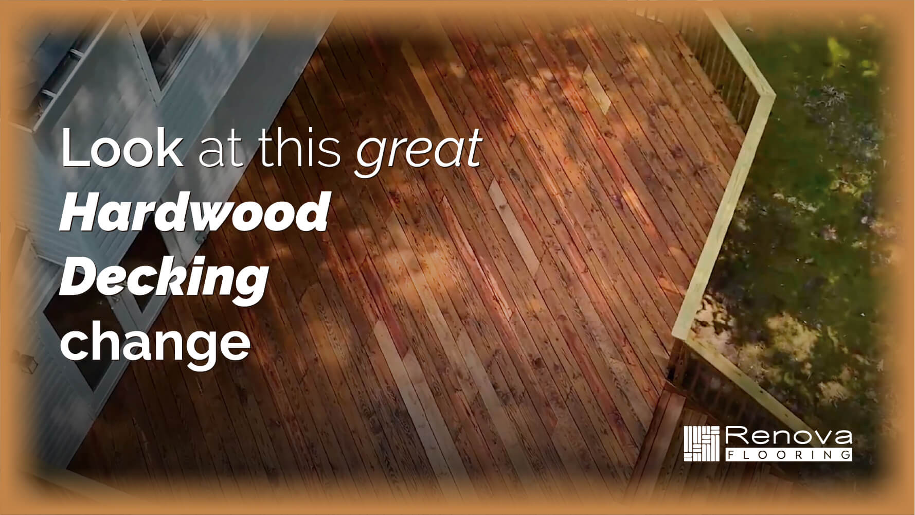 Great hardwood decking change