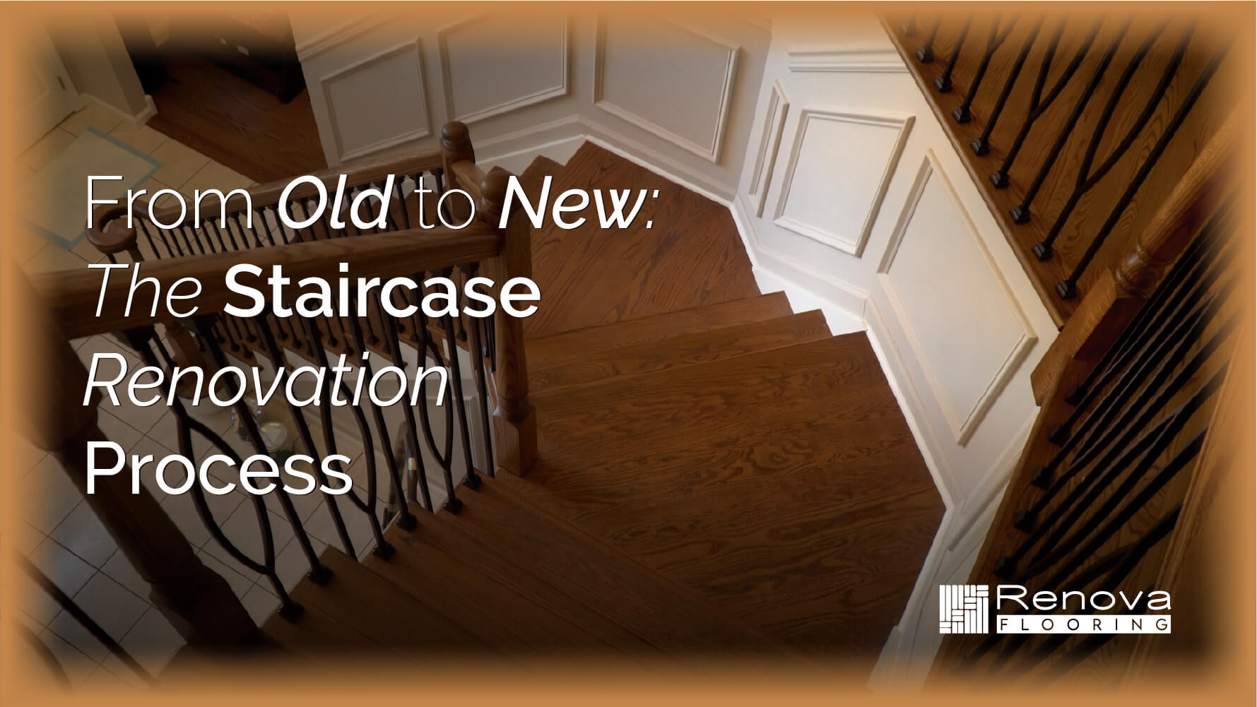From old to new, the staircase renovation process