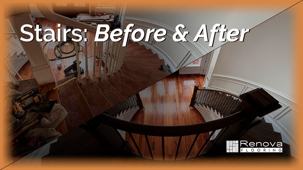 Staircase renovation process