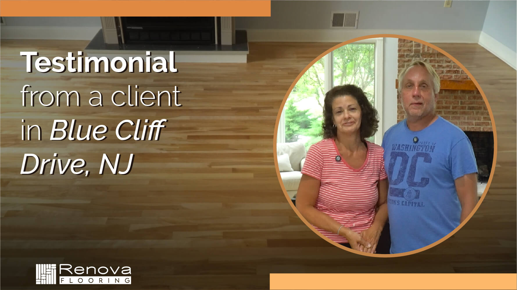 Testimonial from a client in Blue Cliff Drive, New Jersey
