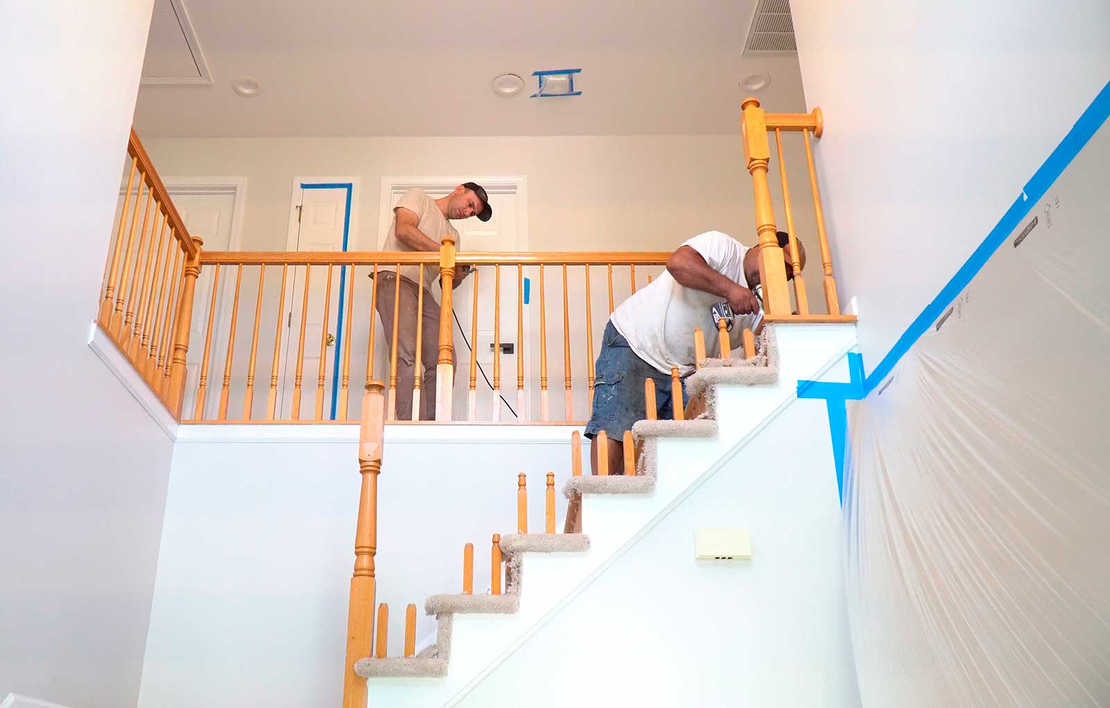 Handrail installation