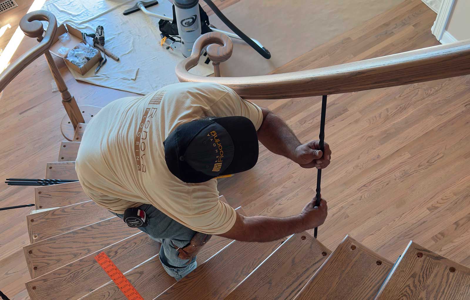 Handrail installation