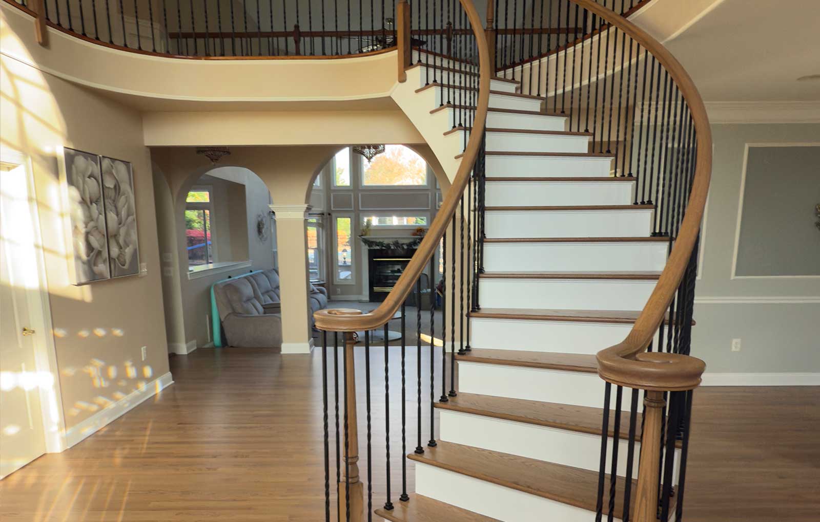 Handrail installation